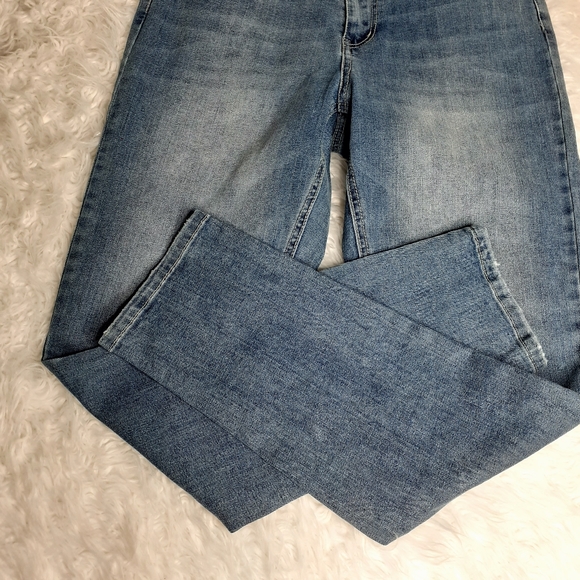 Fashion Nova Blue Skinny Jeans P4052 - Picture 7 of 9